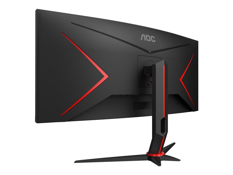 AOC CU34G2XP/BK 34inch 3440x1440 VA 180hz High adjustable Stand HDR400 Freesync Premium USB HUB 4x3.0 2xDP 2xHDMI