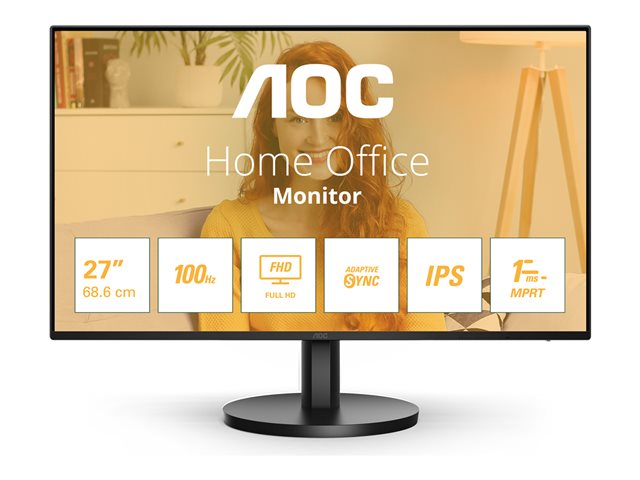 AOC 27B3HA2 27inch IPS 1920x1080 16:9 4ms 250cd/m2 HDMI VGA Black
