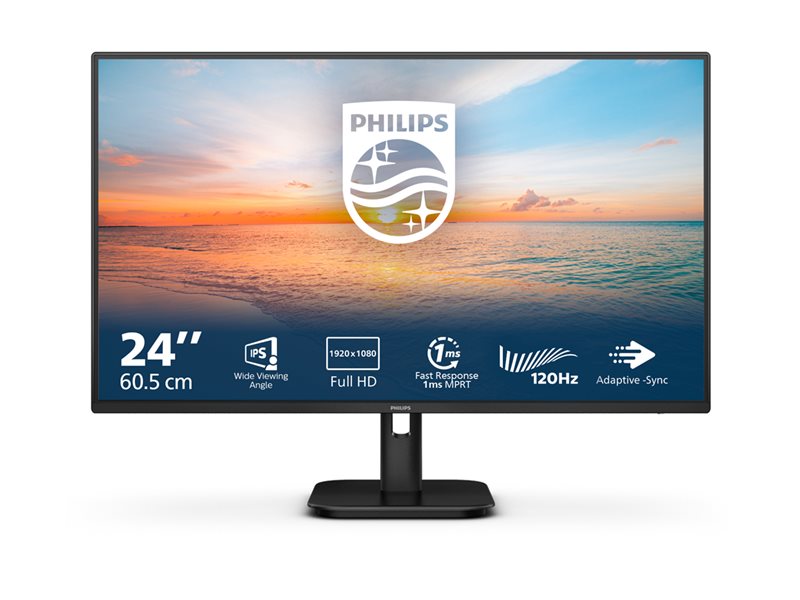 PHILIPS 24E1N1100A/00 23.8inch 1920x1080 16:9 1ms 250cd/m2 HDMI VGA Black
