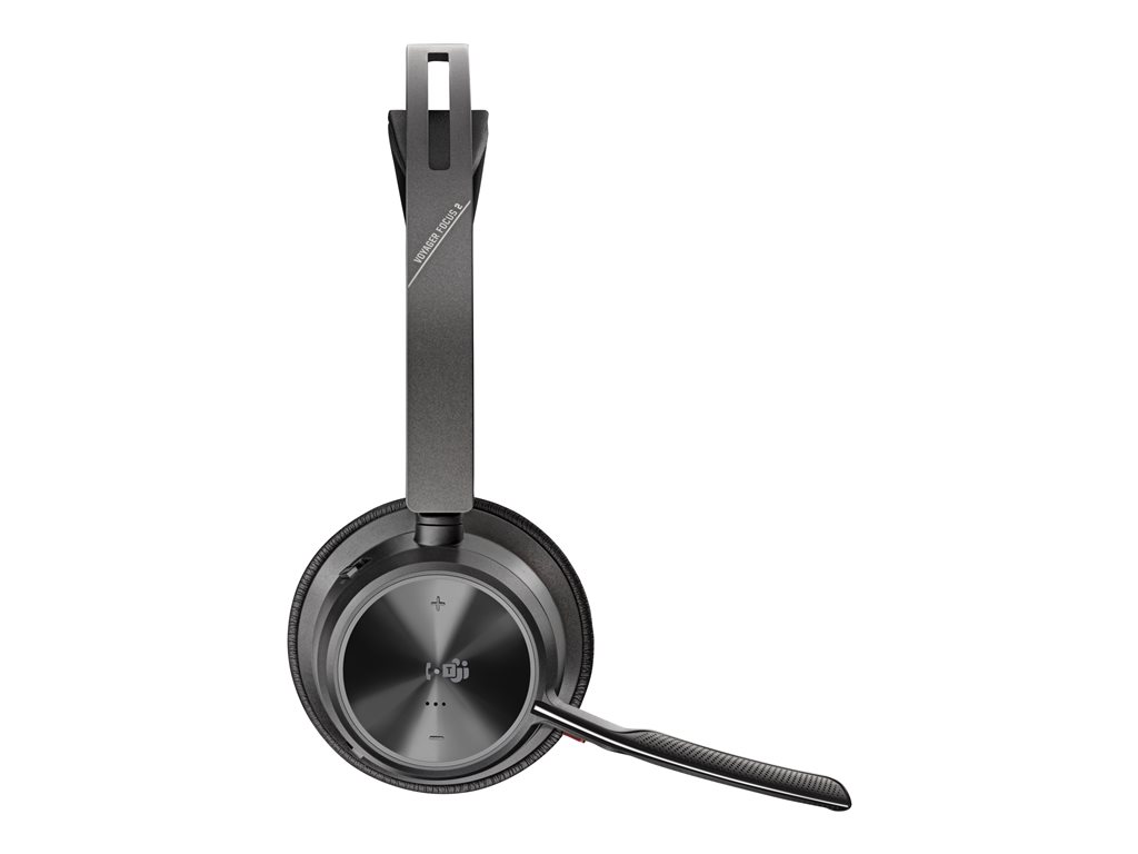 HP Poly Voyager Focus 2 Microsoft Teams Certified USB-C-C Headset +USB-C/A Adapter