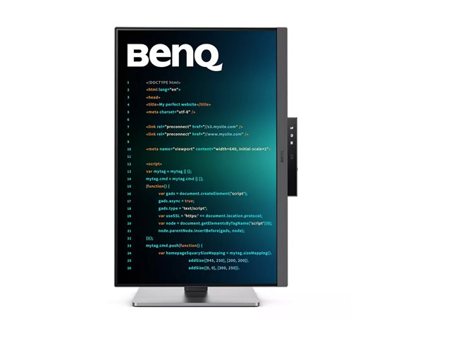 BENQ RD240Q 24.1inch IPS WQXGA 60Hz 300cd/m2 5ms HDMI DP USB3.2x3 USB Type C PD90W Speakers Pivot