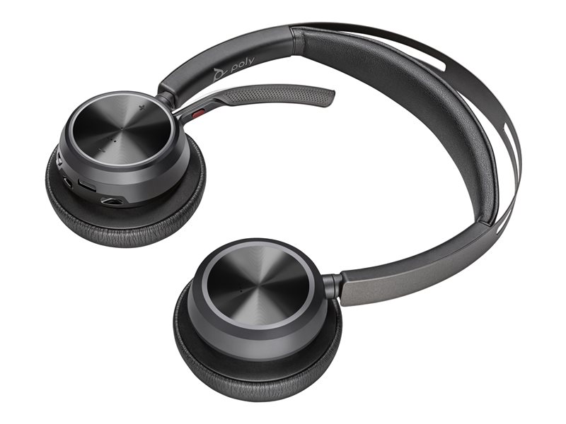 HP Poly Voyager Focus 2 USB-C BT Headset +USB-C/A Adapter +Charging Stand
