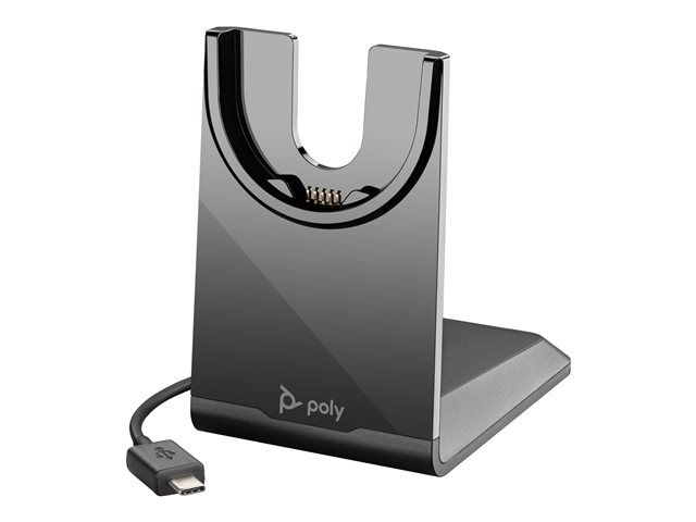 HP Poly Voyager Focus 2 USB-C BT Headset +USB-C/A Adapter +Charging Stand