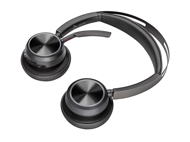 HP Poly Voyager Focus 2 USB-C BT Headset +USB-C/A Adapter +Charging Stand