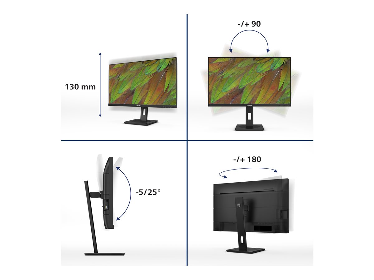 PHILIPS 27B1U3900/00 Monitor 27inch UHD LED 16:9 IPS 60Hz 2xHDMI 2.0 DP 1.4 UBS-C
