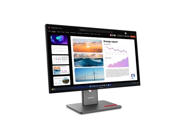 LENOVO ThinkVision P24Q-40 LED monitor 24inch 2560x1440 QHD 120Hz IPS 300cd/m2 1500:1 HDR10 4ms HDMI DisplayPort DaisyChain