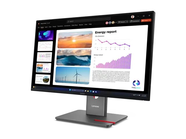 LENOVO ThinkVision P24Q-40 LED monitor 24inch 2560x1440 QHD 120Hz IPS 300cd/m2 1500:1 HDR10 4ms HDMI DisplayPort DaisyChain