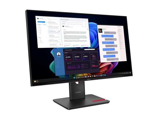 LENOVO ThinkVision T27UD-40 LED monitor 27inch 3840x2160 4K 60Hz IPS 350cd/m2 1500:1 DisplayHDR 10 4ms HDMI DisplayPort USB-C Dock
