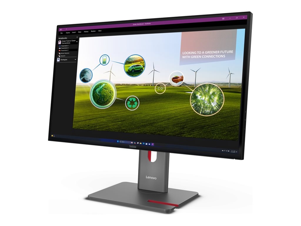 LENOVO ThinkVision P27Q-40 LED monitor 27inch 2560x1440 QHD 120Hz IPS 350cd/m2 1500:1 DisplayHDR 10 4ms HDMI DisplayPort DaisyChain