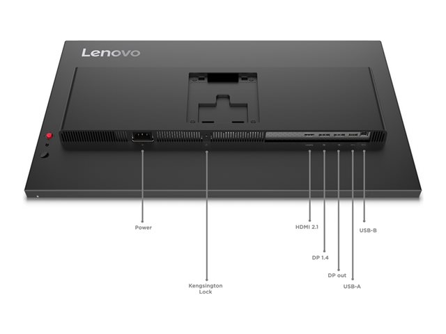 LENOVO ThinkVision P27Q-40 LED monitor 27inch 2560x1440 QHD 120Hz IPS 350cd/m2 1500:1 DisplayHDR 10 4ms HDMI DisplayPort DaisyChain