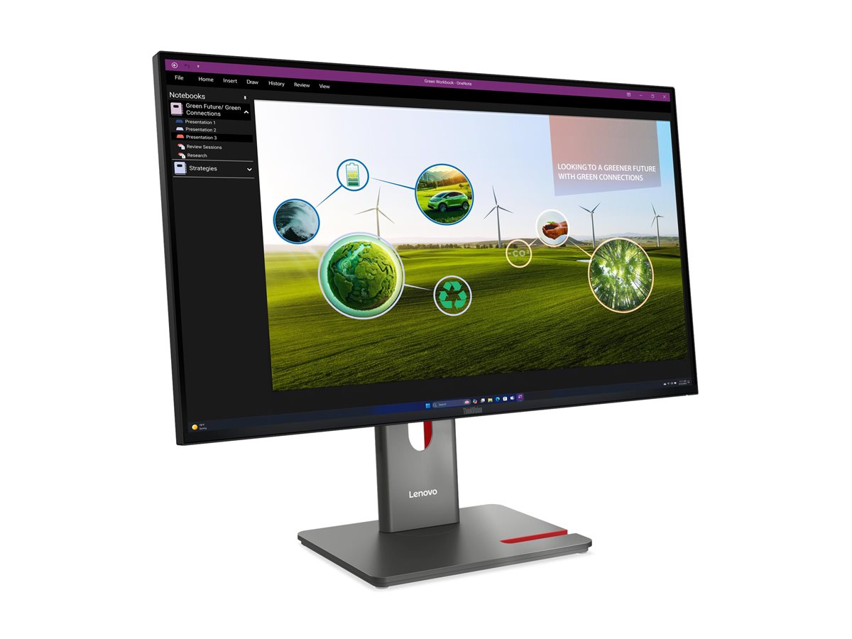 LENOVO ThinkVision P27Q-40 LED monitor 27inch 2560x1440 QHD 120Hz IPS 350cd/m2 1500:1 DisplayHDR 10 4ms HDMI DisplayPort DaisyChain
