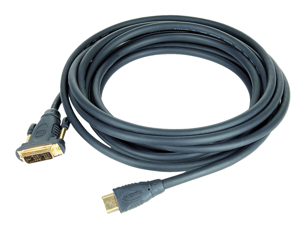 GEMBIRD HDMI to DVI male-male cable with gold-plated connectors 1.8m bulk package