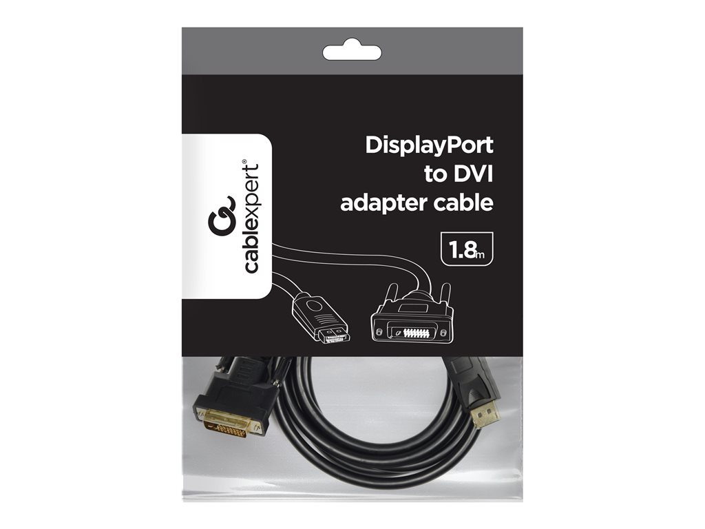 GEMBIRD CC-DPM-DVIM-6 cable Displayport M - > DVI-D 24+1 1.8m