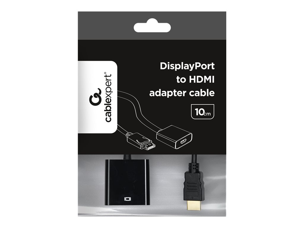 GEMBIRD A-DPM-HDMIF-002 Displayport male to HDMI female adapter 10cm black