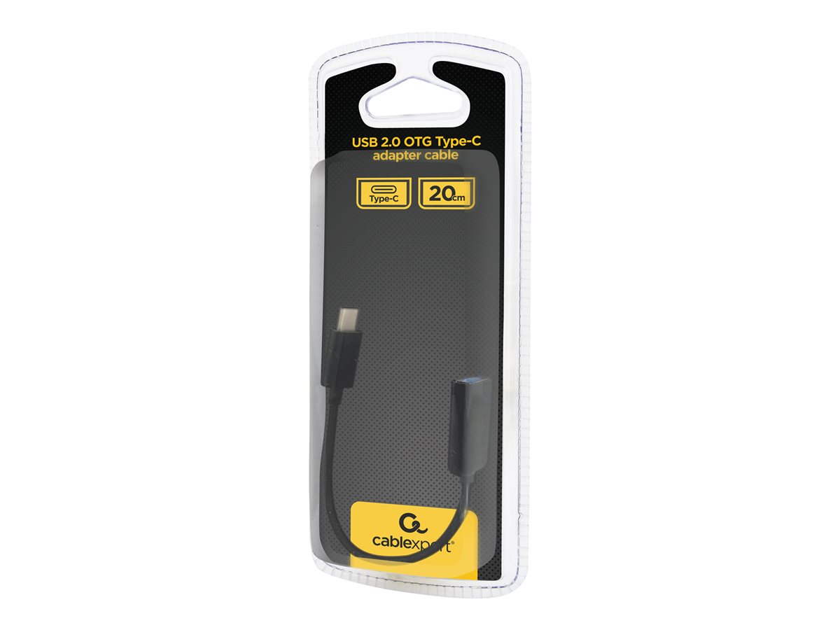 GEMBIRD AB-OTG-CMAF2-01 USB 2.0 OTG Type-C adapter cable CM/AF blister