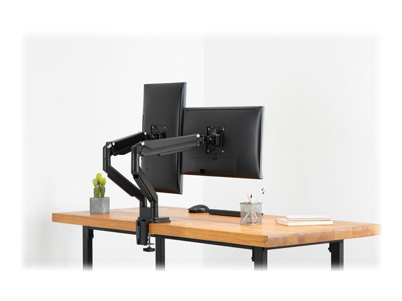 DIGITUS Dual Gas Spring Monitor Clamp Mount