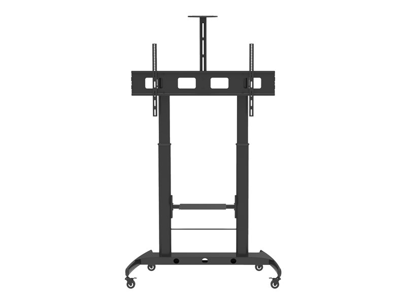TECHLY Floor Stand Height Adjustable 2 Shelves LCD LED 52-110inch