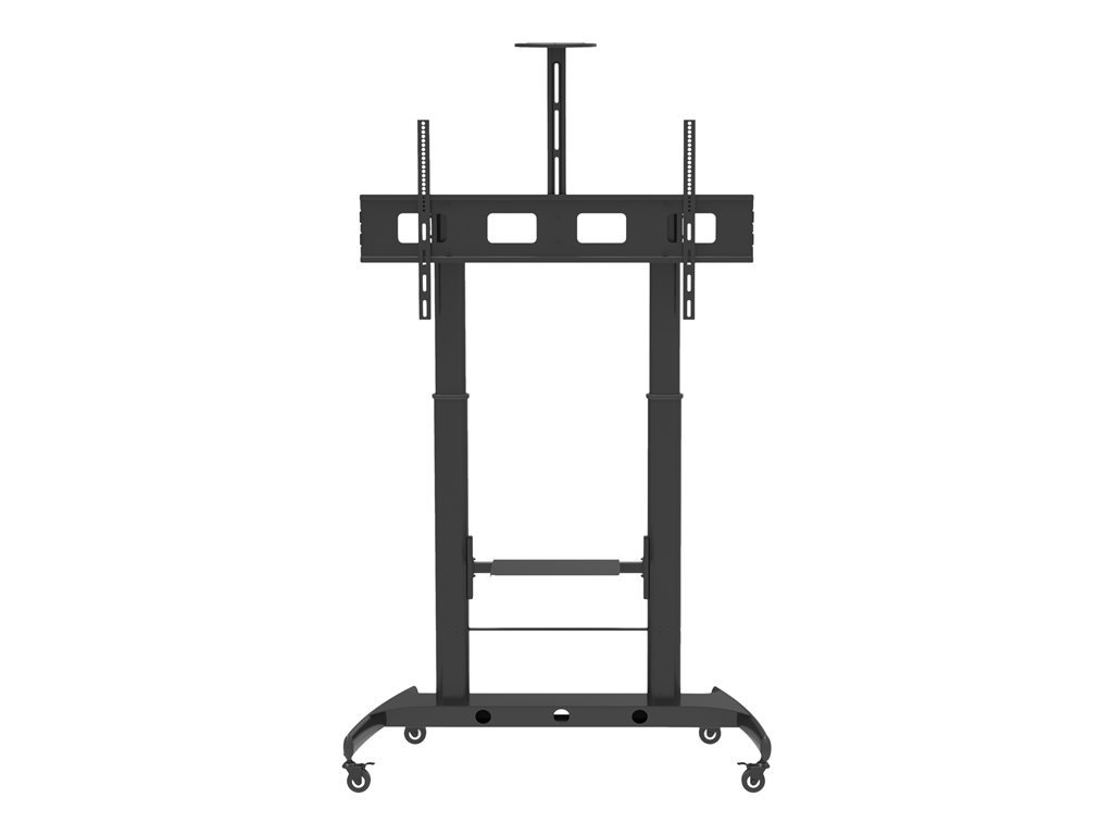 TECHLY Floor Stand Height Adjustable 2 Shelves LCD LED 52-110inch