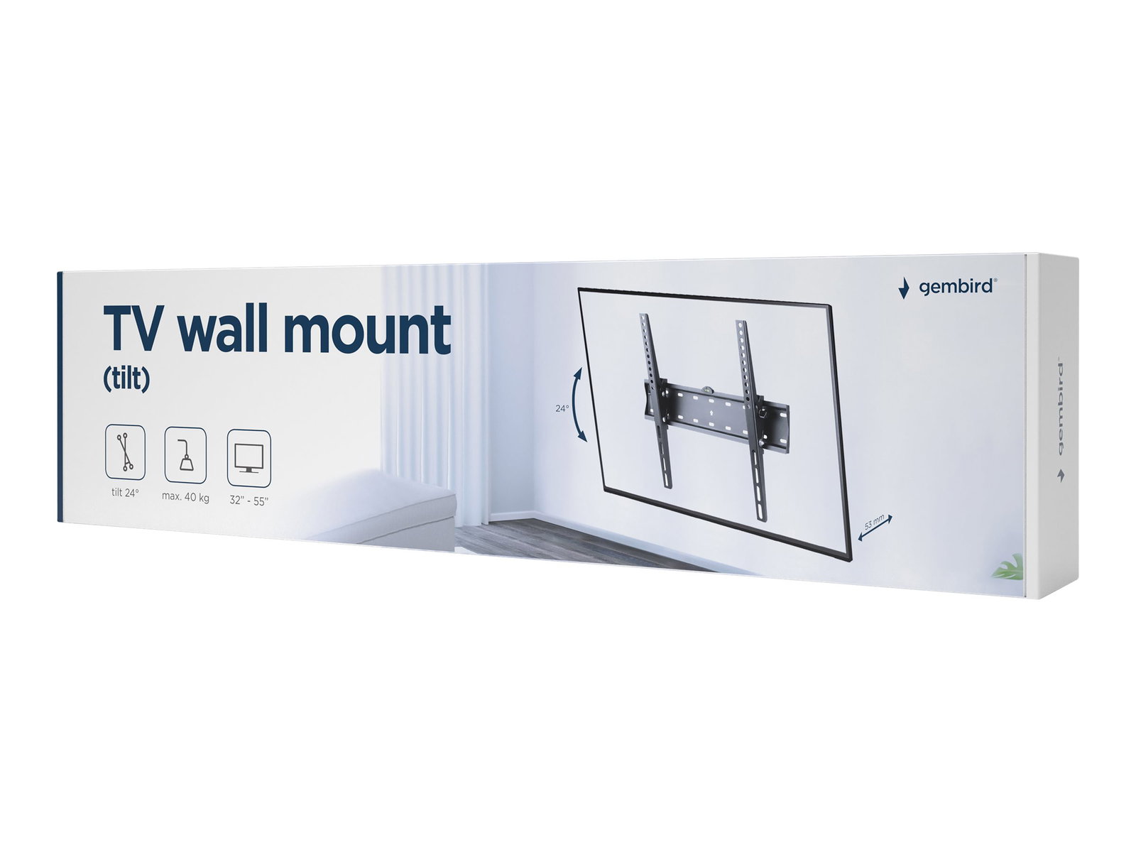 GEMBIRD WM-55T-02 TV wall mount tilt 32-55inch