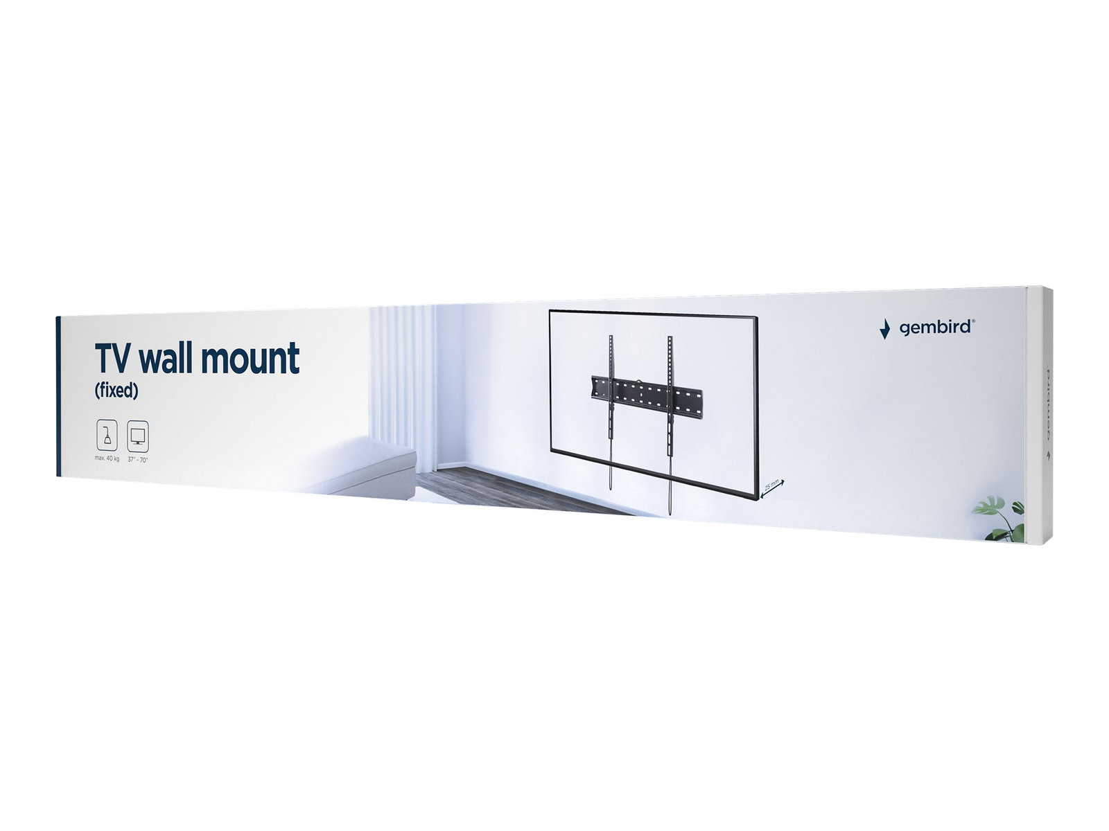 GEMBIRD WM-70F-01 TV wall mount fixed 37-70inch up to 40kg