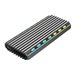 GEMBIRD EE2280-U3C-03 USB 3.1 enclosure for M.2 NVMe drives backlighted aluminum