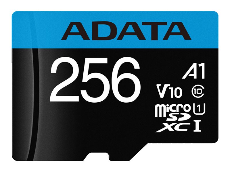 ADATA 256GB Micro SDXC V10 100MB/s + adapter