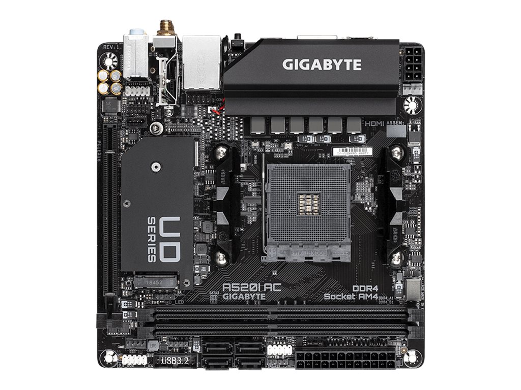 GIGABYTE A520I AC Socket AM4 AMD A520 DDR4 Micro ITX