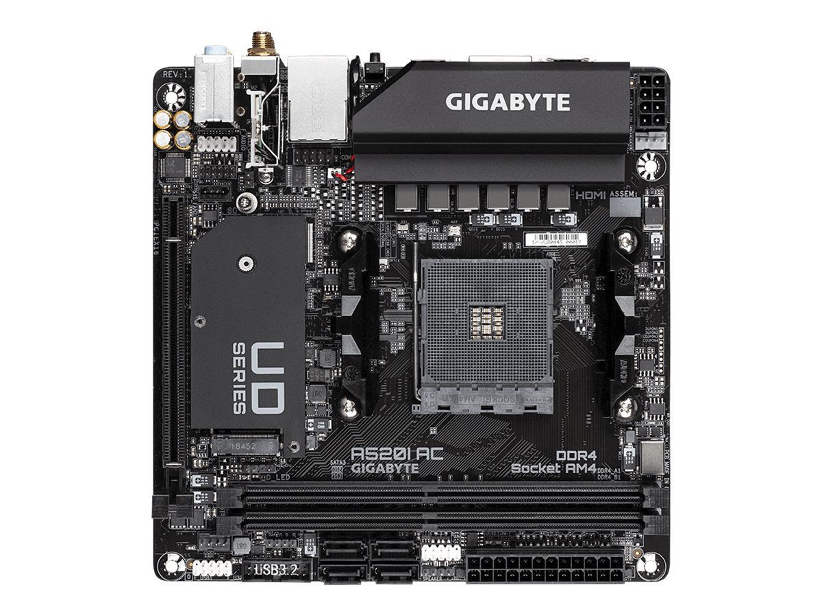 GIGABYTE A520I AC Socket AM4 AMD A520 DDR4 Micro ITX