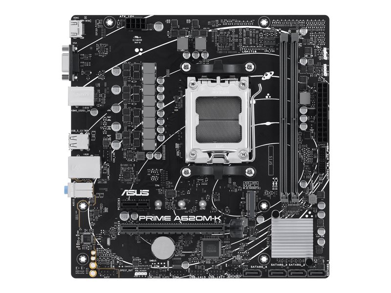 ASUS PRIME A620M-K AM5 2xDDR5 mATX MB 4xSATA 1xM.2