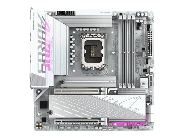 GIGABYTE B860M A ELT WF6E ICE LGA1851 MB 4xDDR5 4xSATA 3xM.2