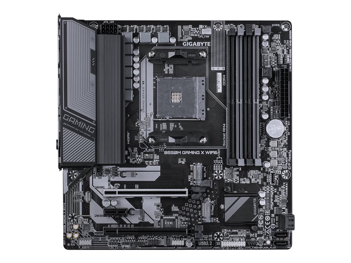 GIGABYTE B550M GAMING X WIFI6 AM4 4xDDR4 2xM.2 4xSATA