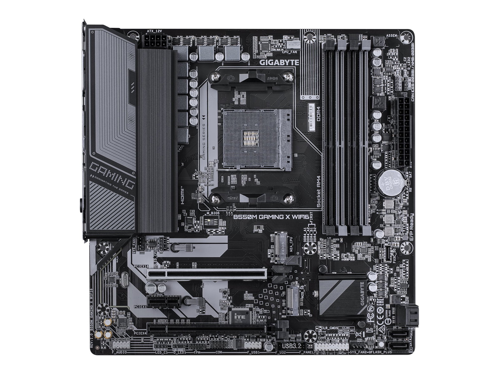 GIGABYTE B550M GAMING X WIFI6 AM4 4xDDR4 2xM.2 4xSATA