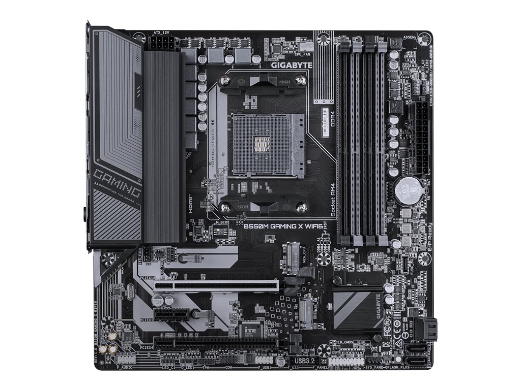 GIGABYTE B550M GAMING X WIFI6 AM4 4xDDR4 2xM.2 4xSATA