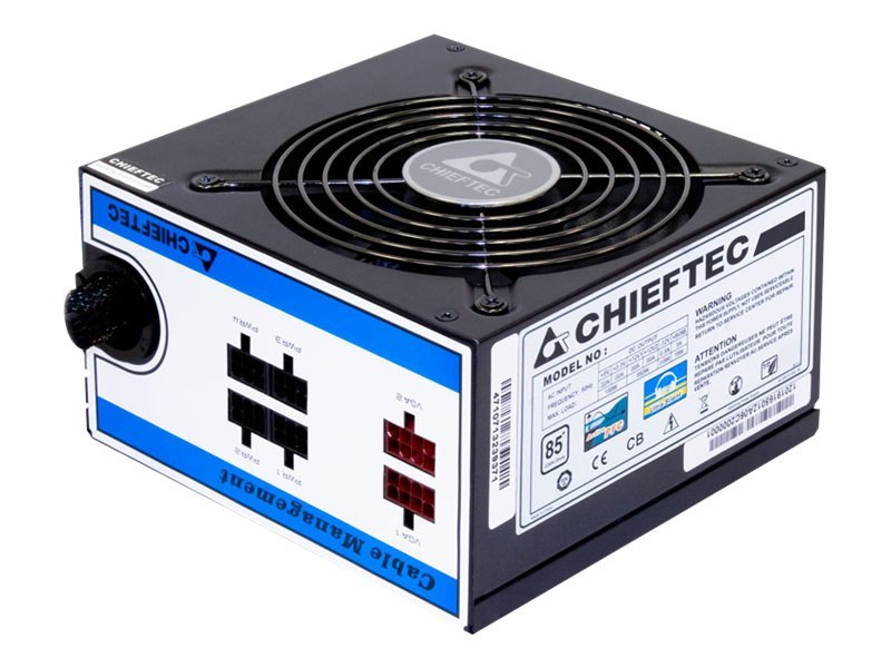 CHIEFTEC 550W PSU, 85+,230V W/CABLE MNG