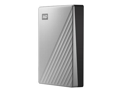 WD My Passport Ultra 4TB Silver USB-C/USB3.0 HDD 2.5inch Metal finish RTL portable extern