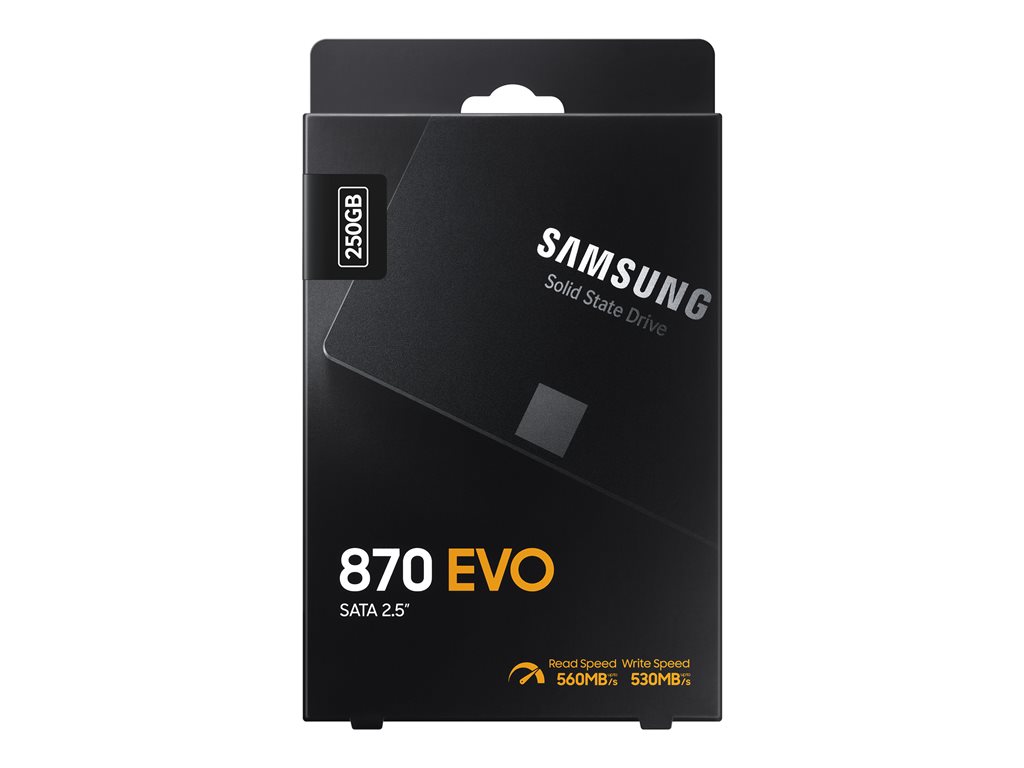 SAMSUNG 870 EVO 250GB SATA III 2.5inch SSD 560MB/s read 530MB/s write