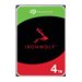 SEAGATE NAS HDD 4TB IronWolf 5400rpm 6Gb/s SATA 256MB cache 3.5inch 24x7 CMR for NAS and RAID rackmount systems BLK