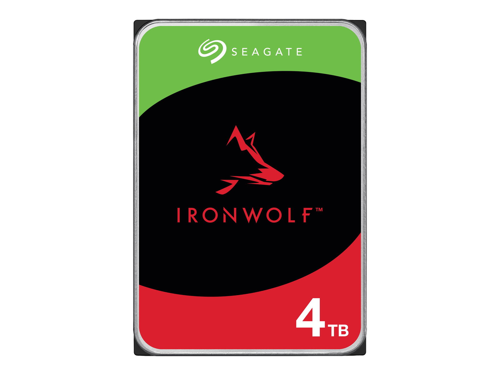 SEAGATE NAS HDD 4TB IronWolf 5400rpm 6Gb/s SATA 256MB cache 3.5inch 24x7 CMR for NAS and RAID rackmount systems BLK