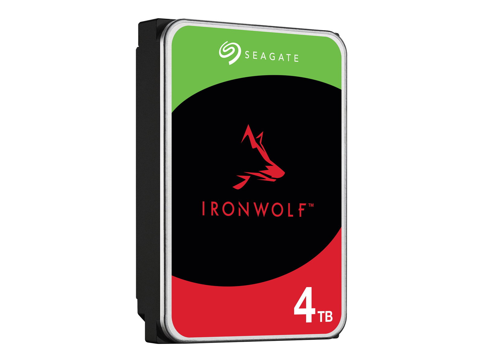 SEAGATE NAS HDD 4TB IronWolf 5400rpm 6Gb/s SATA 256MB cache 3.5inch 24x7 CMR for NAS and RAID rackmount systems BLK