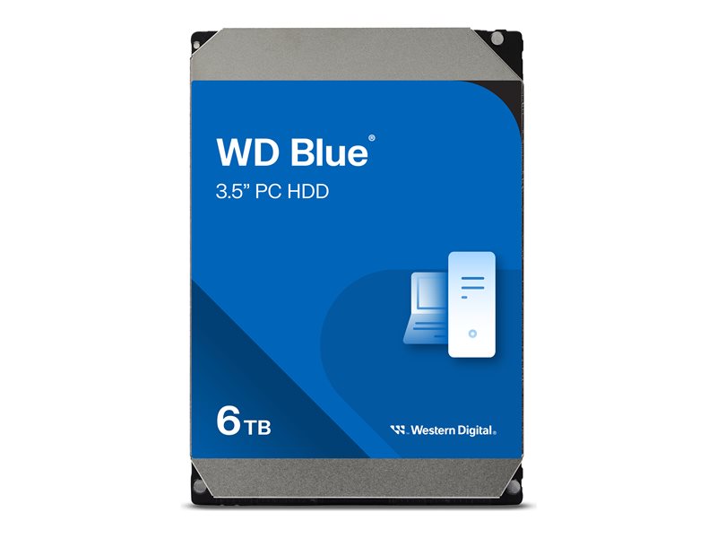 WD Blue 6TB SATA 3.5inch 6 Gb/s PC HDD
