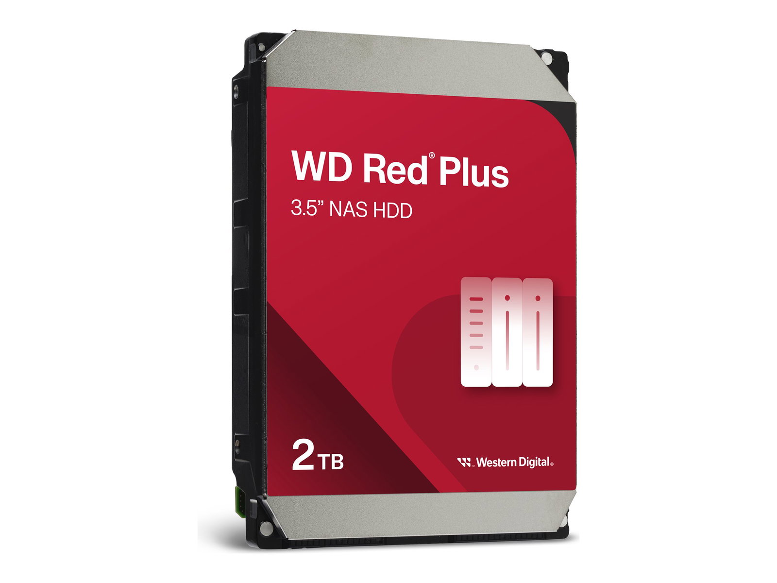 WD Red Plus 2TB SATA 6Gb/s 3.5inch Rpm5400 128MB cache Internal HDD Bulk