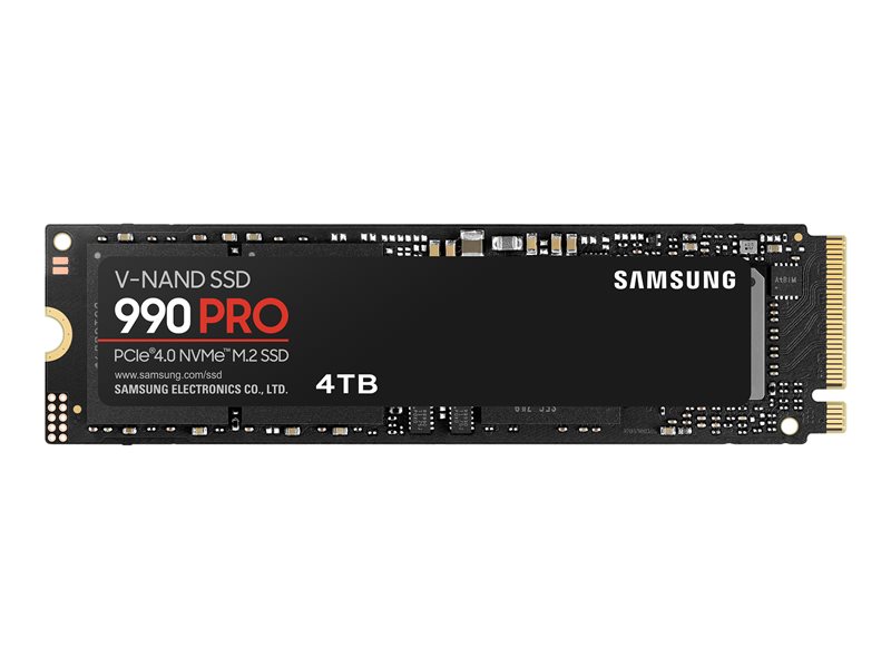 SAMSUNG 990 Pro SSD 4TB M.2 2280 PCIe 4.0 x4 NVMe 2.0