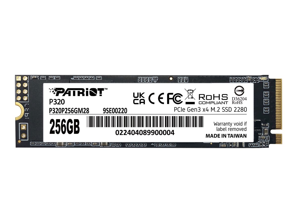 PATRIOT P320 256GB M.2 2280 PCIE SSD