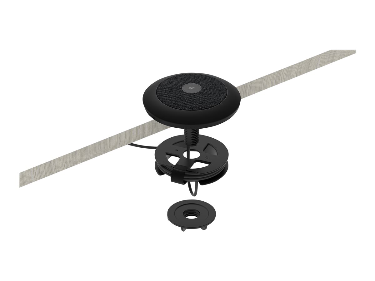 LOGITECH Rally Mic Pod Mount Microphone desktop mount matte black for LOGITECH Rally Rally Plus