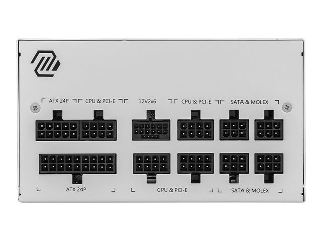 MSI MAG A850GL PCIE5 850W PSU WHITE