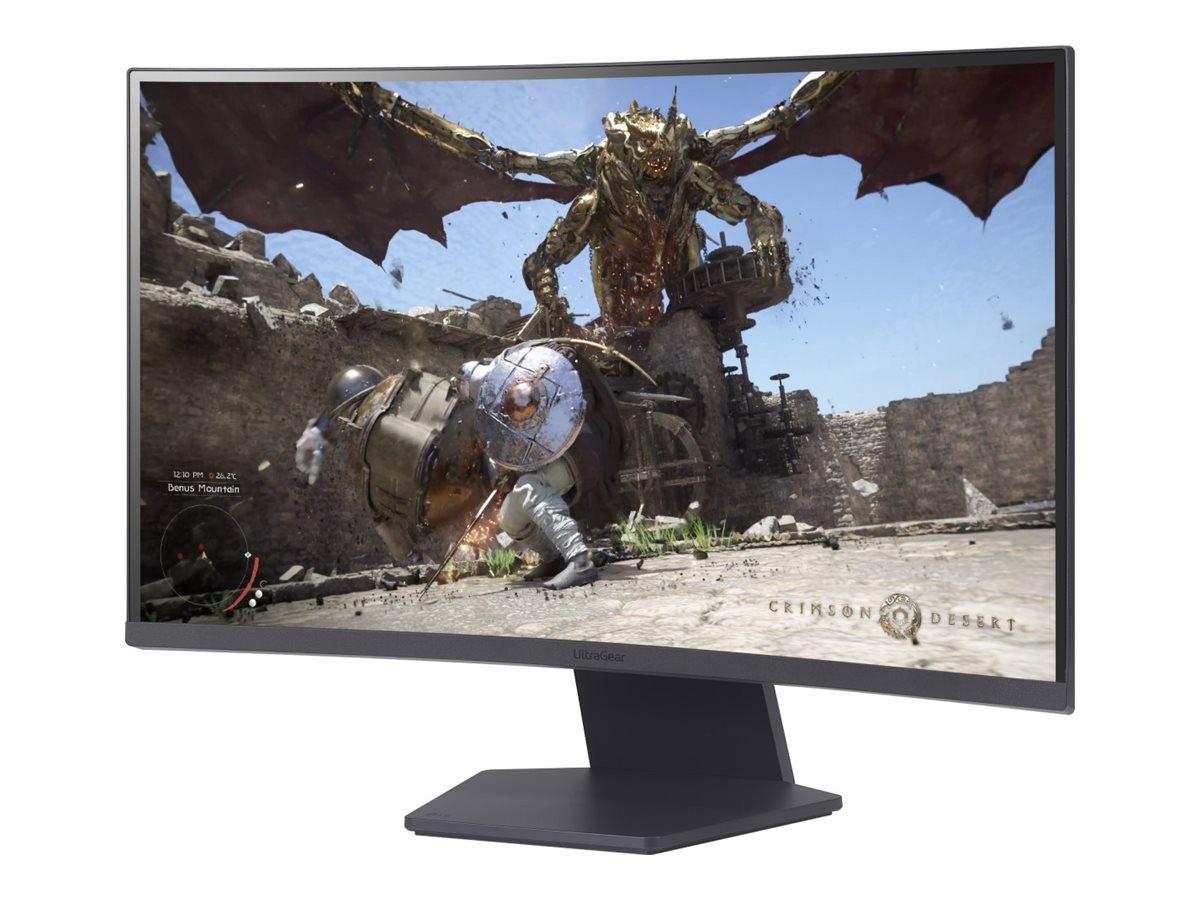 LG 27GS60QC-B.AEUQ 27inch UltraGear 1000R gebogen Gaming Monitor QHD 1ms GtG 180Hz