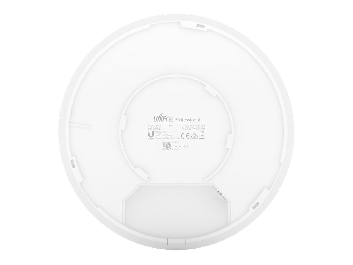 UBIQUITI U6-Pro Access point WiFi 6 1x RJ45 1000Mb/s PoE+ 5.3Gbps IP54
