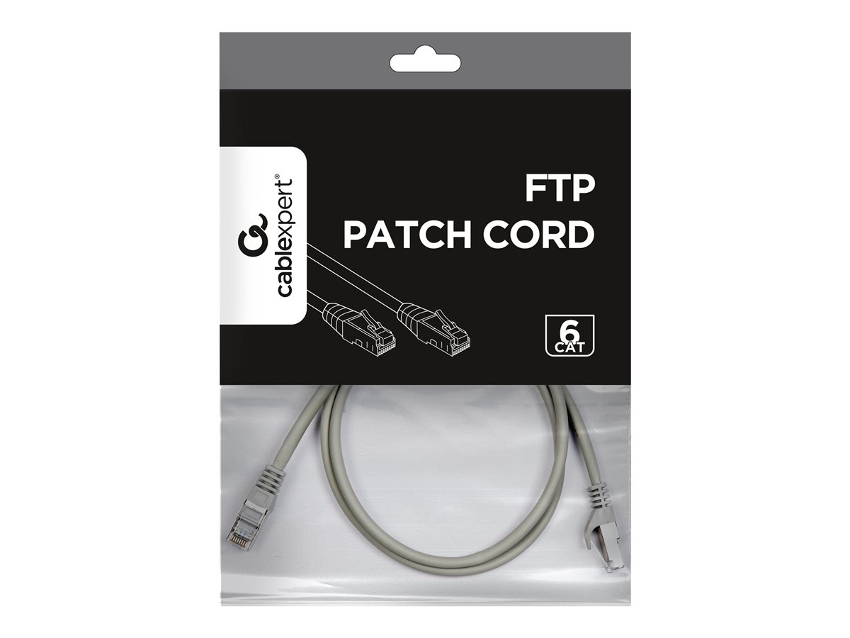 GEMBIRD patchcord kat.6 FTP 1m grey
