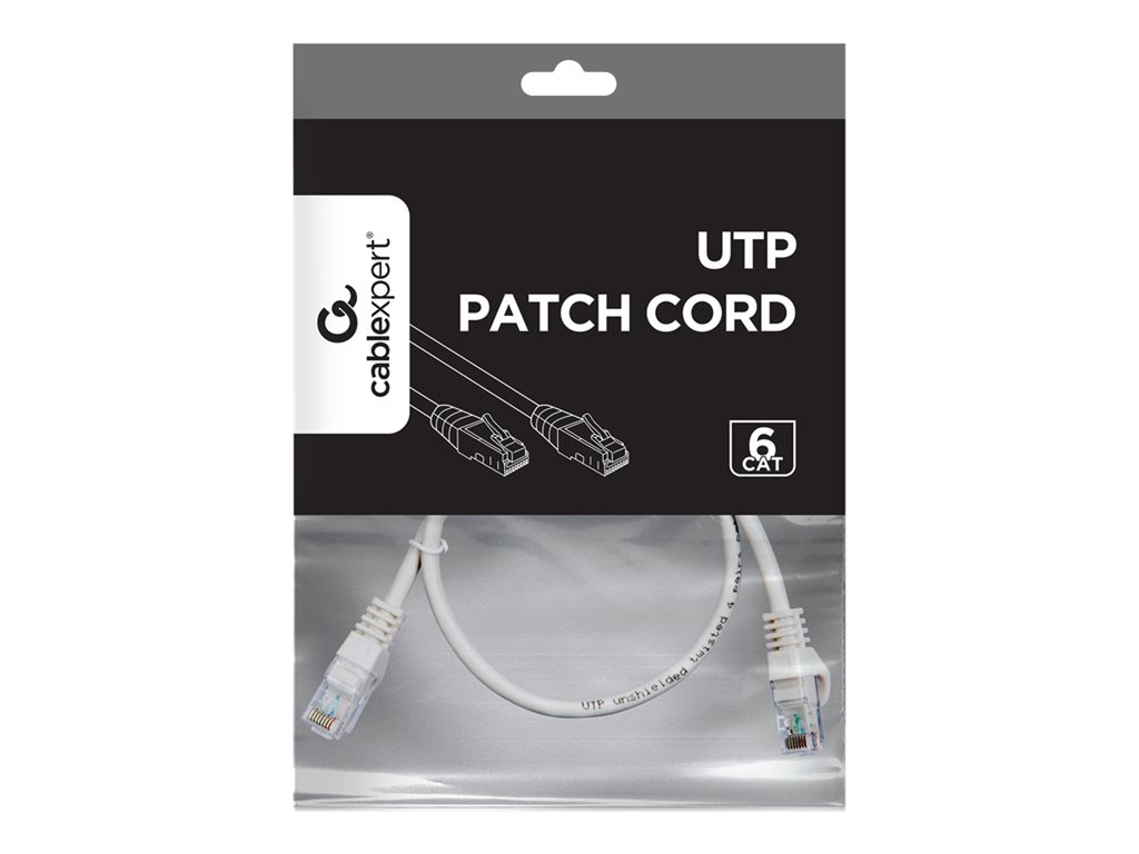 GEMBIRD PP6U-0.5M patchcord RJ45 cat.6 UTP 0.5m gray