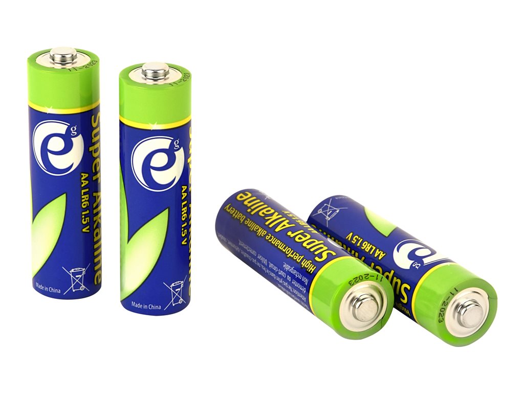 GEMBIRD EG-BA-AA4-01 Alkaline LR6 AA batteries 4-pack blister